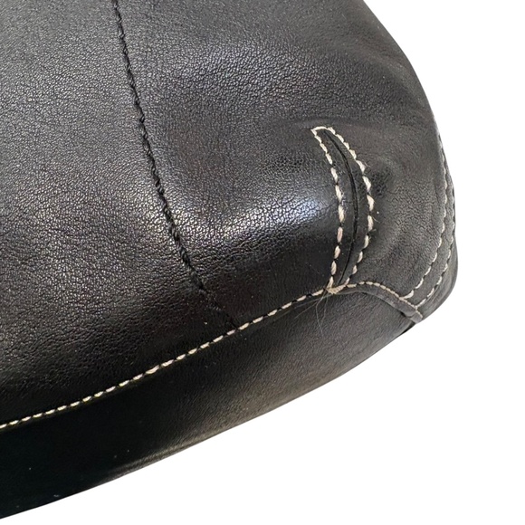 Coach vintage y2k 1417 black leather legacy hobo shoulder bag - Picture 11 of 13